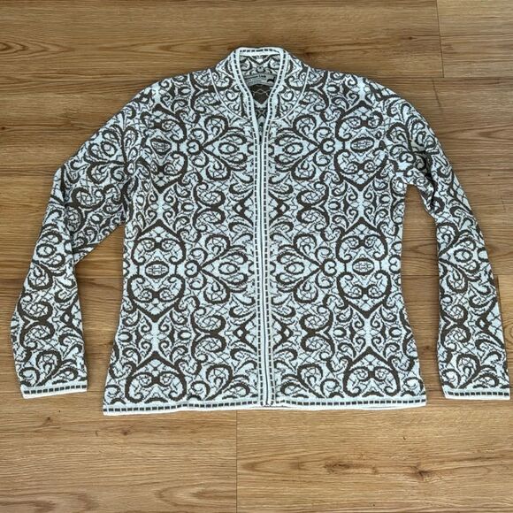 Peruvian Link Women's Monterey Cardigan Sz Small Alpaca Collection Camel Cozy - Picture 3 of 11